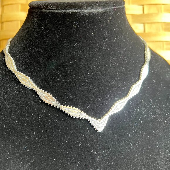 Beautiful Sterling Silver Southwestern Necklace and Earling Set - Picture 7 of 8